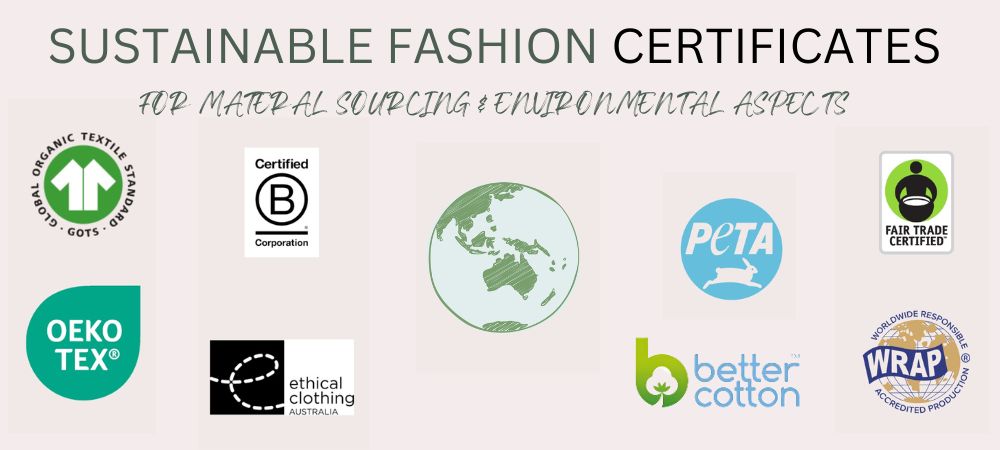 Sustainable Fashion Certifications. Making sense of ethical fashion through certifications