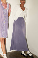 Silky Lavender Skirt-3