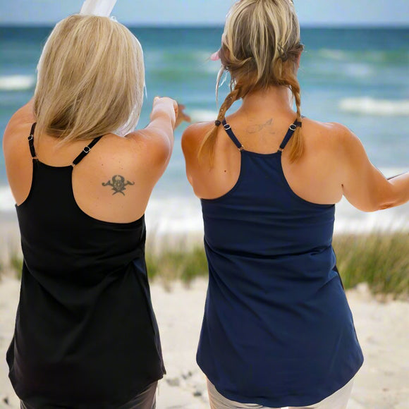 Ruby Racer Back Tank - BJ's PJs at Style Society Marketplace