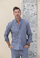 Cotton_Natural_Grey_Cotton_Linen_Long_Sleeve_Men_Shirt