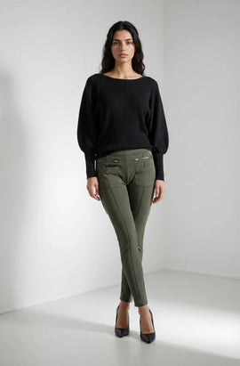 The Girlfriend Pant in Khaki