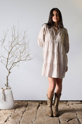 Eadie Lifestyle Bella Natural  Linen Womens Dress Style Society Marketplace  linen dress perfect for ladies and women 