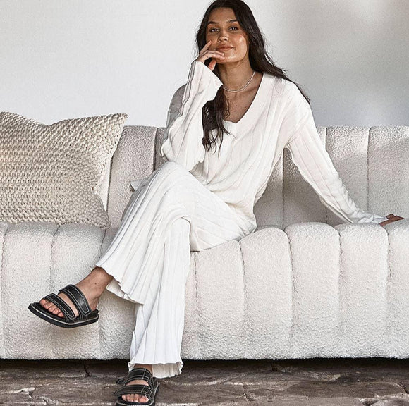 Eadie Lifestyle Isla Off White Sweater at Style Society Marketplace sustianable cotton 