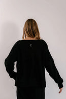 Empire Elevated Crew - Black with White Piping-2