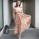 Fox & Mermaid Sunny Hand-Printed Cotton Maxi Dress. 100% cotton, handmade, ethically sourced long dress. Style Society Marketplace
