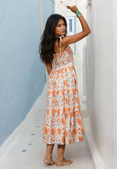 Sunny Hand-Printed Cotton Maxi Dress-2