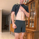 Mikey Lounge Shorts - Charcoal Grey-1