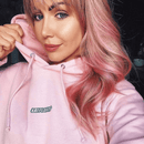 Pink Hoodie Vegan Organic Cotton