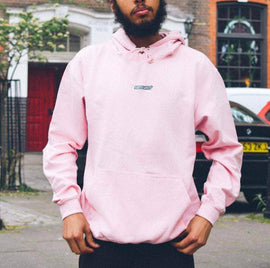 Men's Bubblegum Pink Hoodie - 0