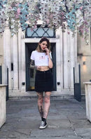 Plant Faced Clothing Eat Plants Goth Roses Crop Top Style Society Marketplace gender neutral tatto
