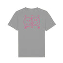 Plant Faced Clothing Opal Grey 'Delete Meat' Unisex T-Shirt Style Society Marketplace Back of shirt print