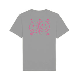 Plant Faced Clothing Opal Grey 'Delete Meat' Unisex T-Shirt Style Society Marketplace Back of shirt print