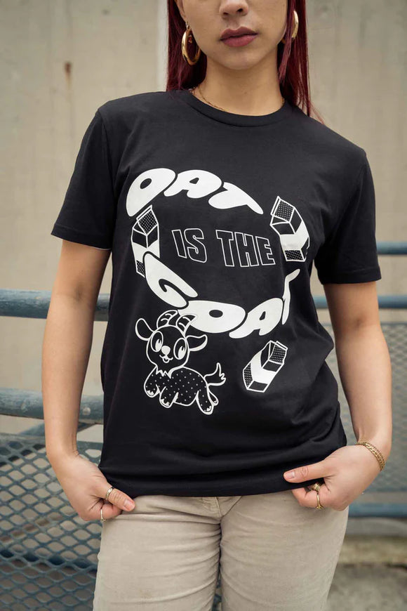 Organic Cotton T-Shirt – "OAT IS THE GOAT"