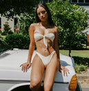 Rhyder & Vixen Demi Bottoms - Floral Recycled Bikini Bottoms at Style Society Marketplace