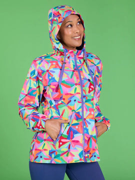 Rainbow Daisies Raincoat- Adults
