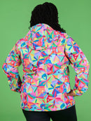Rainbow Daisies Raincoat- Adults-6