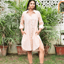 Neha Shirt Dress - Geo Print-4