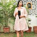 Neha Shirt Dress - Geo Print-8