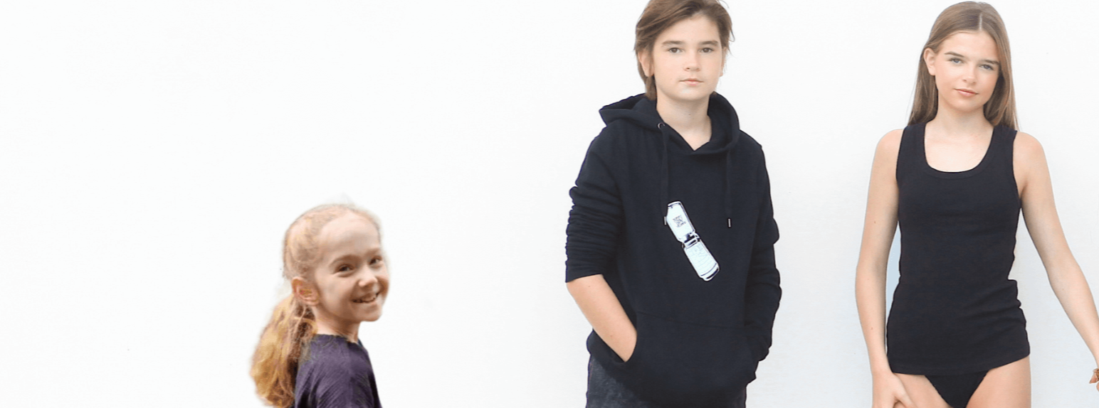 Teenagers & Kids Sustainable Clothing and Fashion with Organic Cotton at Style Society Marketplace
