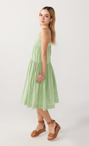 Spring Green Shoestring Vivien Midi Dress-3
