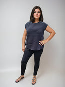 DAUCUS TOP Organic Muslin Black Linen-6