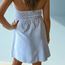 Tulum Halter Neck White Dress-6