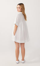 White_Organic_cotton_Shirt_Dress for Petites 3