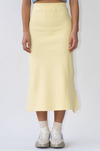 Wildflo Studio Ribbed Tube Dress or Midi Skirt in Butter at Style Society Marketplace  Butter Skirt
