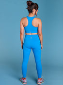 Mama Movement Activewear Recycle PET Cobalt Blue Everyday Legging XS to XXXL at Style Society Marketplace suits all body sizes