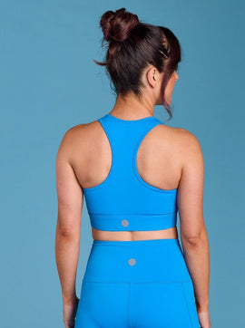 Cobalt Blue Ultimate Racerback Crop - Style Society Marketplace Blue