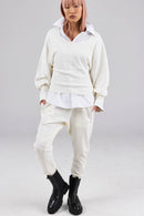 dref_by_d Barcelona Sweater In White Style Society Marketplace