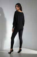 The Girlfriend Pant in Black-2