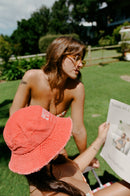 Corduroy Bucket Hat Yellow or Red-2