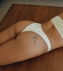 Rhyder & Vixen Demi Bottoms - Floral Recycled Bikini Bottoms at Style Society Marketplace briefs