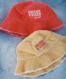 Corduroy Bucket Hat Yellow or Red-1