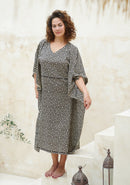 Kavya Long Kaftan - Geo Print Style Society Marketplace