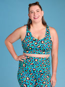 Neon Leopard Liberty Hookback Crop - Style Society Marketplace large sizes available