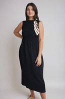 ALBER DRESS Navy Blue Organic Gauze-7