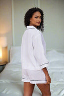 Nitra Linen PJ - White